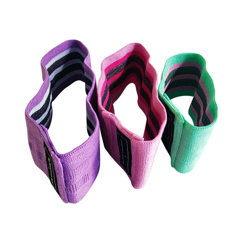 Fabric Resistance Hip Booty Bands Elastic Glute Thigh Workout Squat Circle Stretch Fitness Strips Loops Yoga Gym Equipment