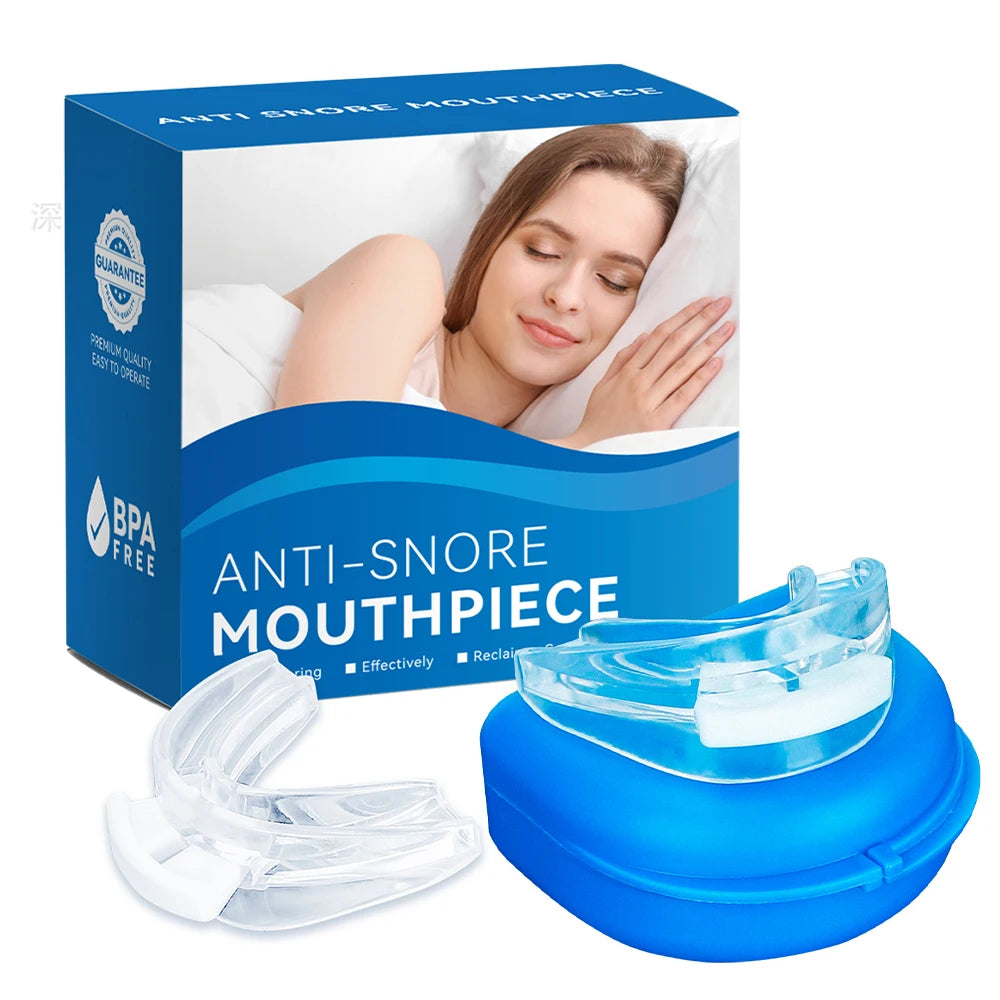 Adjustable Anti Snoring Bruxism Mouth Guard Anti-Snoring Mouthpiece Improve Sleep Teeth Bruxism Sleeping Devices Snoring Stopper