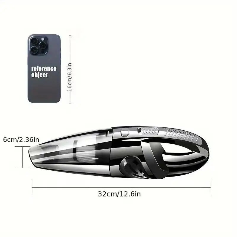 High-Power Wireless Handheld Vacuum Cleaner for Home & Car