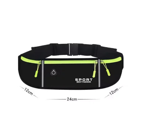 Sport Running Phone Case Waist Bag For Women Men Waterproof Comfortable Cycling Running Bag Safty Reflective Tape Sport Belt