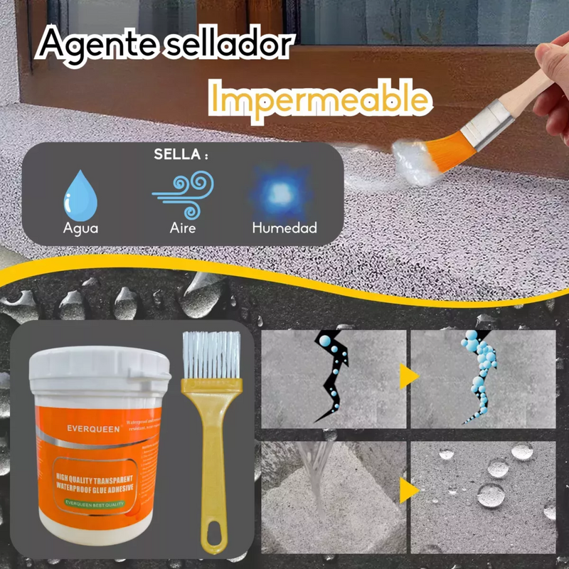 Pack x2 Sellador adhesivo transparente