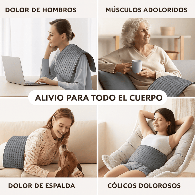 Relax Therapy® Almohadilla térmica para el alivio inmediato de dolores intensos 🔥
