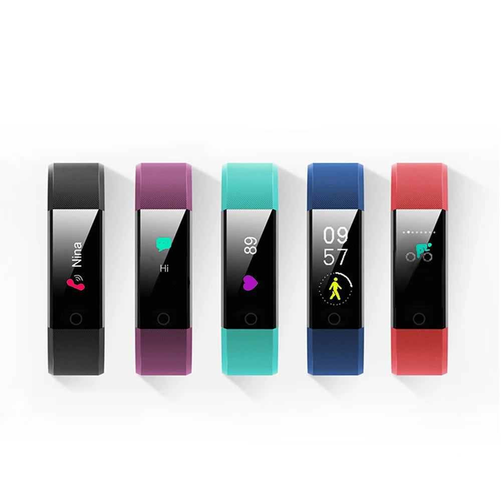 Smartband Fitness Tracker with Heart Rate & BP Monitor