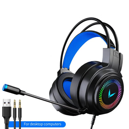 G58 G60 Gaming Headset 7.1 Surround Sound with LED Mic
