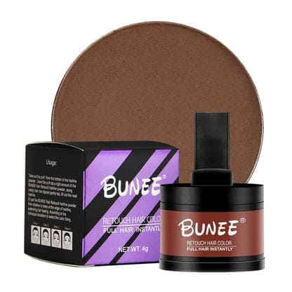 Bunee®️ Cobertura profesional para canas y calvicie en un solo toque ¡AHORA CON DOBLE CONTENIDO!✨🤩