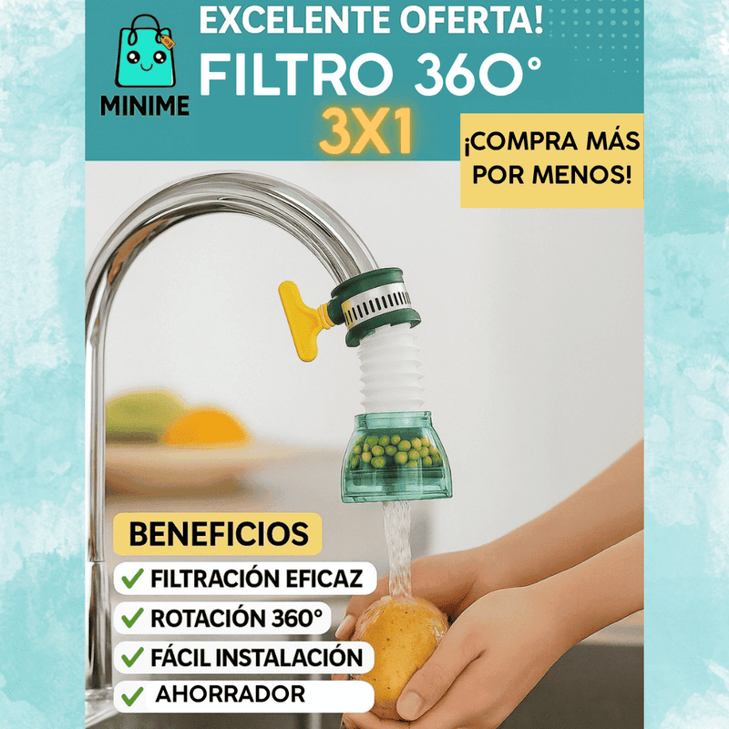 Aqua360®️ PAGA 1, LLEVA 3 y disfruta de agua limpia y segura siempre 💧