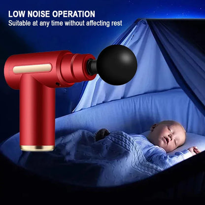 Massage Gun Muscle Relaxation Massage Equipment Neck Membrane Rob Cervical Spine Massage Instrument Mini Fascia Gun Wireless