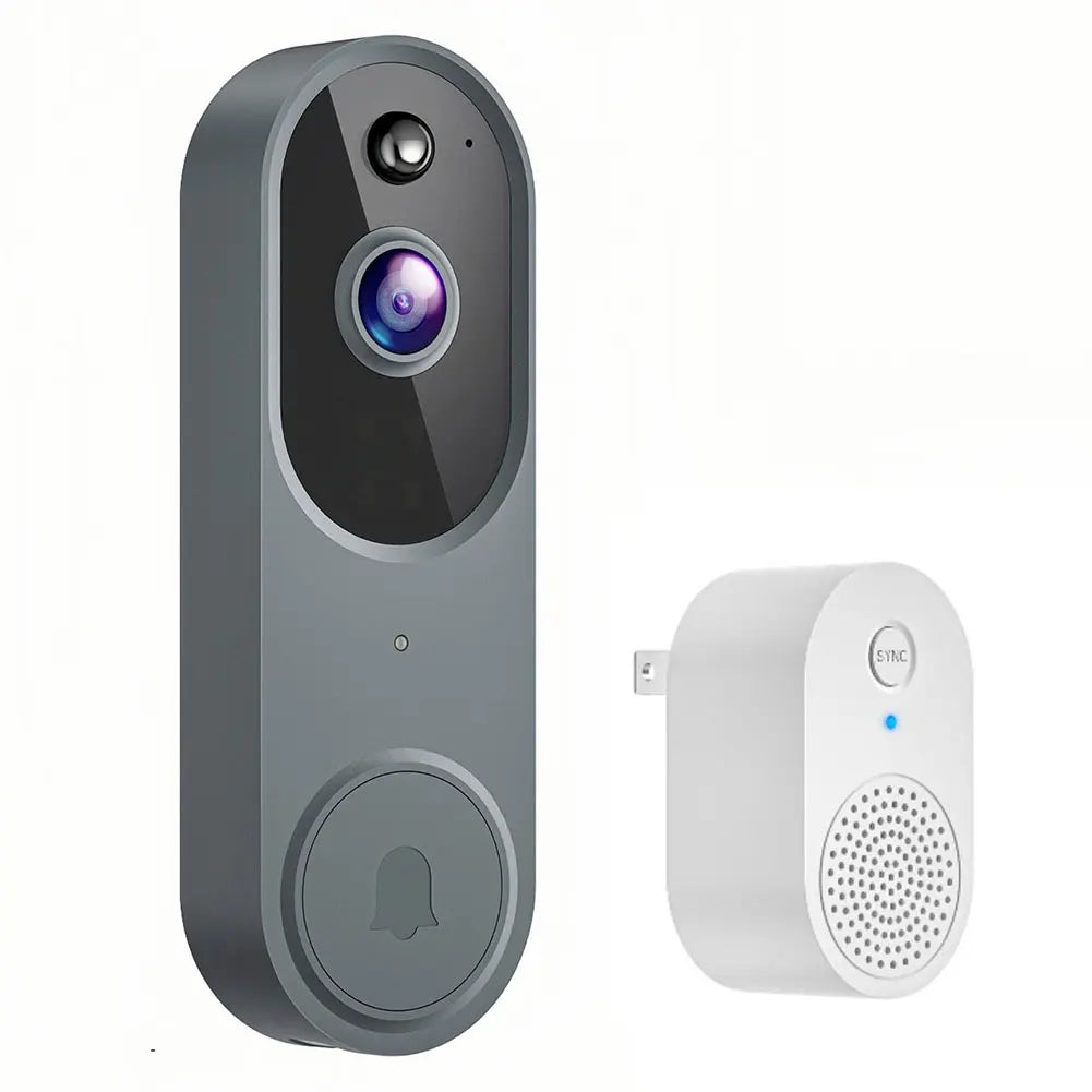 Smart WiFi Video Doorbell Camera with 1080P HD Image Resolution Wireless Security Camera for Door and Entrance Monitoring