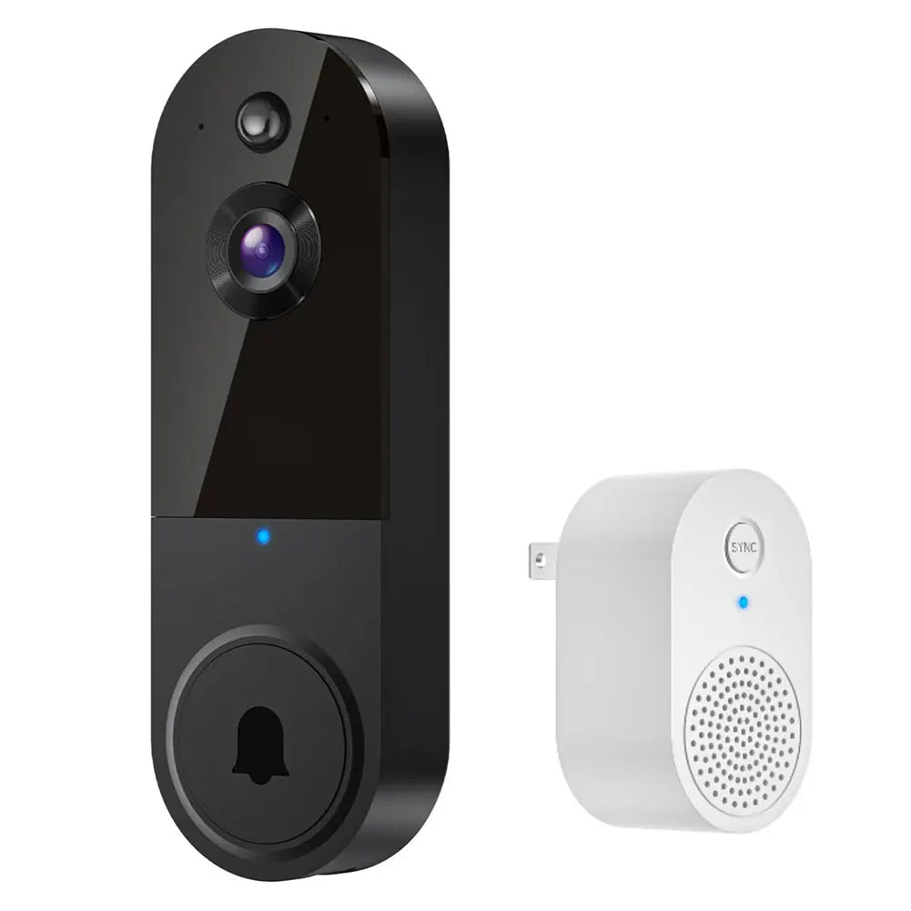 Smart WiFi Video Doorbell Camera with 1080P HD Image Resolution Wireless Security Camera for Door and Entrance Monitoring