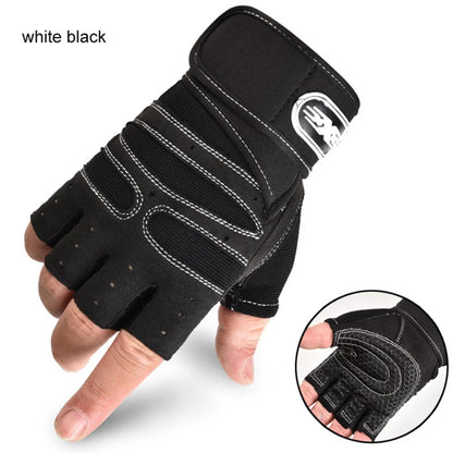 Versatile Half Finger Workout Gloves with Wrist Support