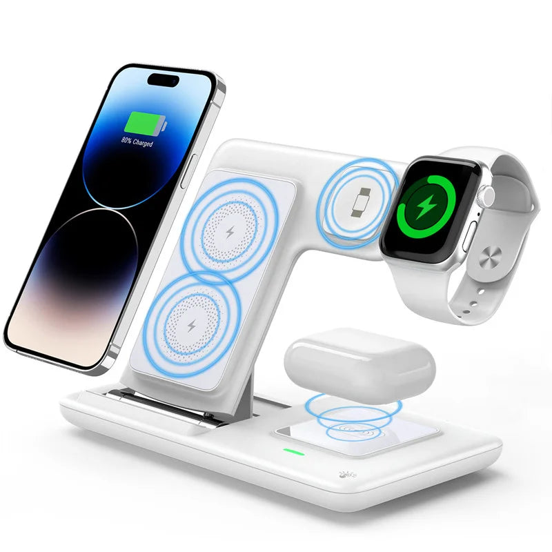 Ultimate 3-in-1 Foldable Wireless Charging Station 30W