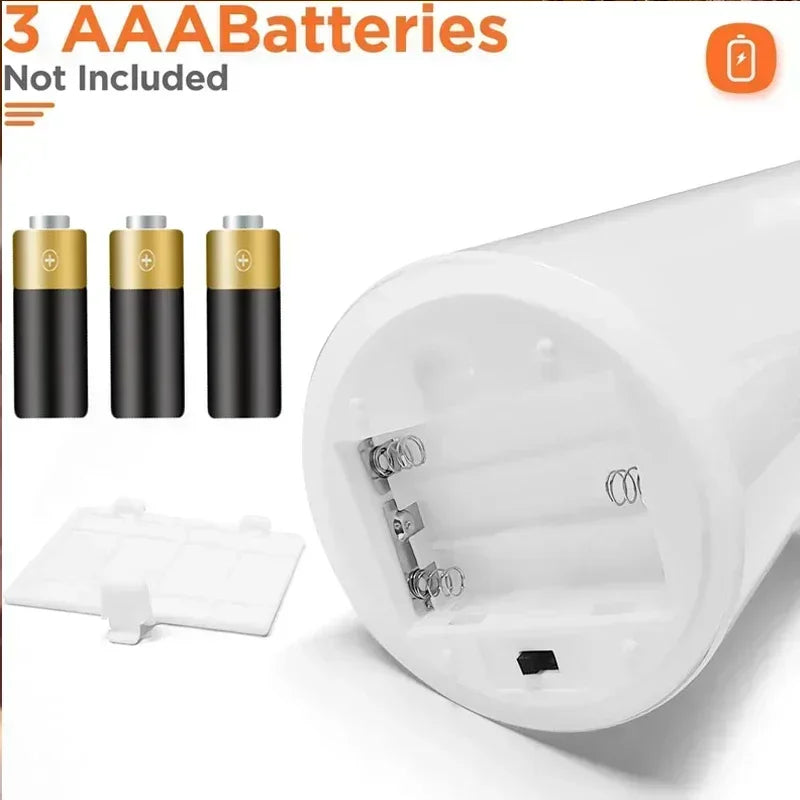 LED Flameless Candles with Remote Timer Realistic Flickering Flame Acrylic Candle Battery Powered for Christmas Wedding Decor