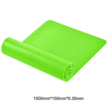 Portable Elastic Fitness ResistanceBand for Yoga Pilates Home Strength Training Stretch Band for Athletic Tension Exercises