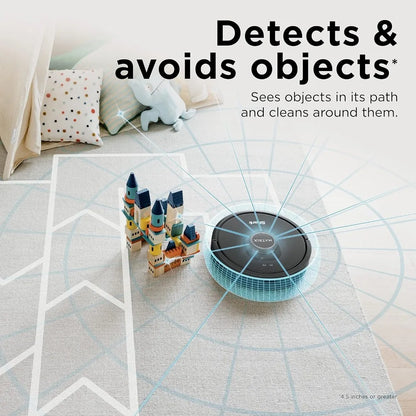 Upgraded version - RV2310 Matrix Robot Vacuum with Self-Cleaning Brushroll for Pet Hair, No Spots Missed on Carpets and Hard