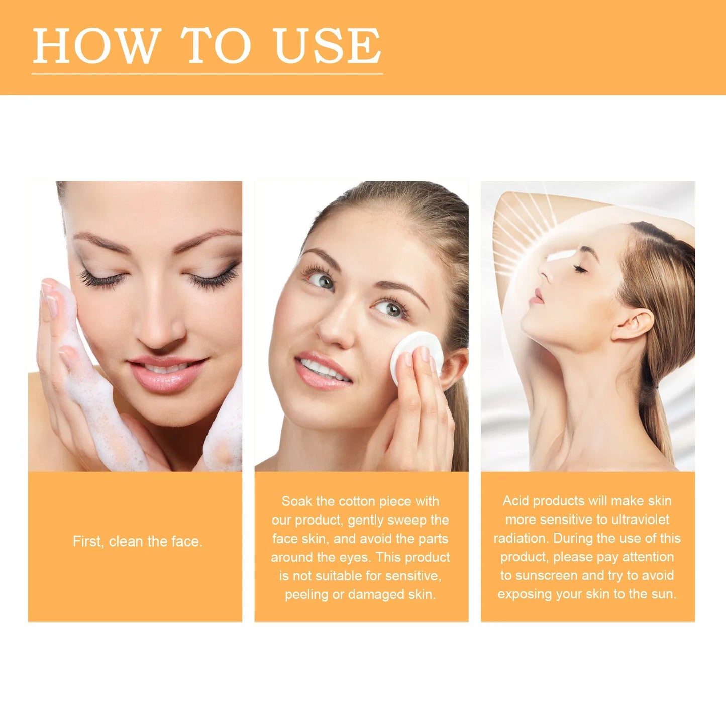 Glycolic Acid 7% Toning Solution Ordinary Acne Remover Lifting Firming Wrinkles Glowing Facial Skin Care Glycolic Acid Toner