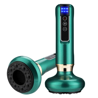 6/12 Levels Intelligent Cupping Massager Electric Negative Pressure Cupping Machine Infrared Heating Wireless Scraping Apparatus