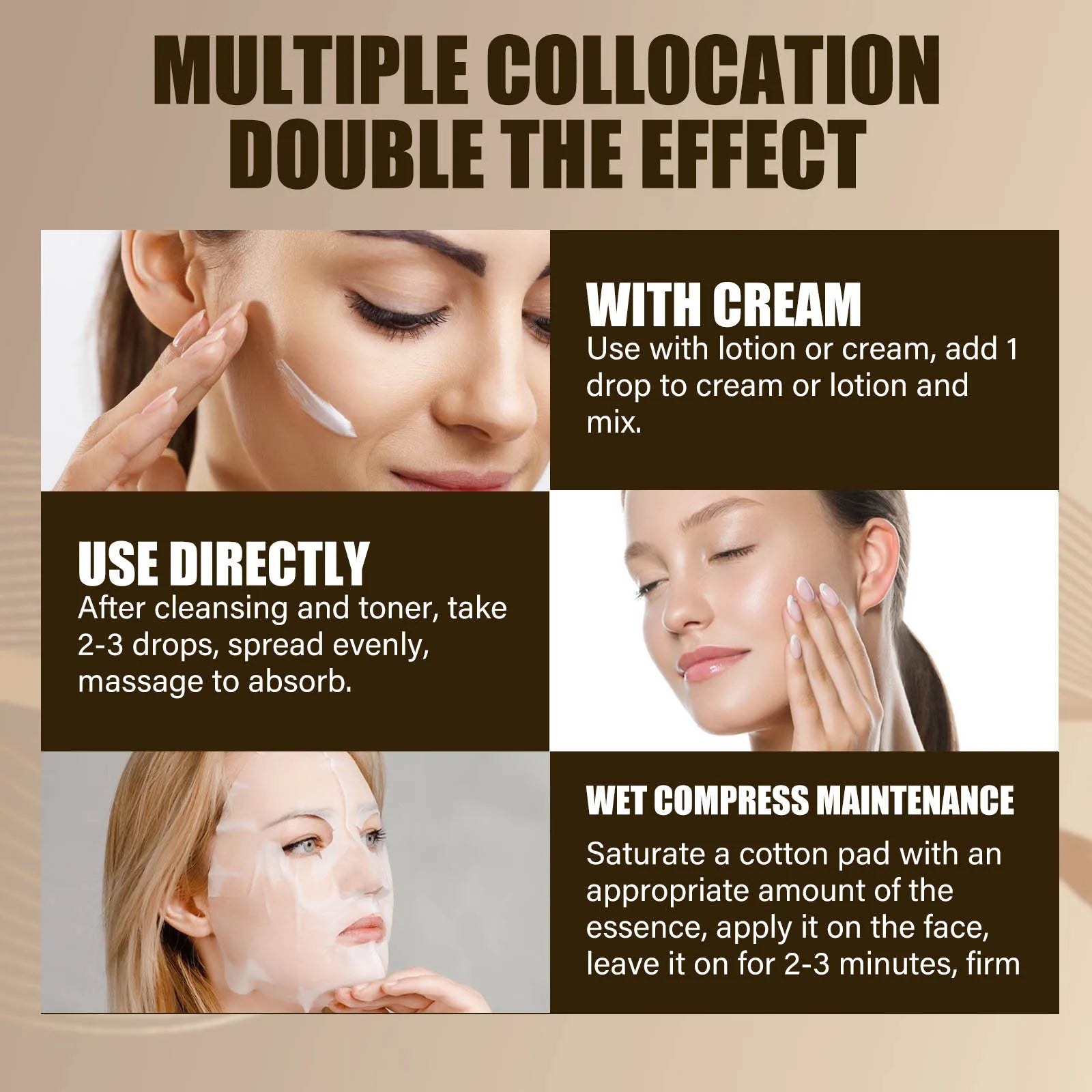 EELHOE Lactobionic Acid Pore Shrink Face Serum Skin Repair Remove Blackheads Acne Skin Care Lasting Moisturizing Korean Cosmetic