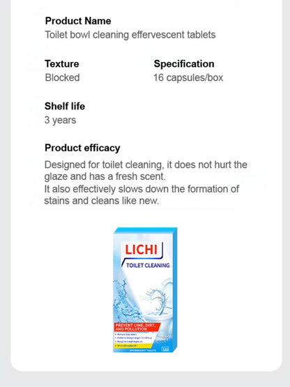Powerful stain remover Deodorant toilet cleaner Effervescent tablet Toilet cleaner Sewage dirt deodorant Toilet toilet deodorant