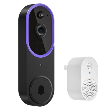 Smart WiFi Video Doorbell Camera with 1080P HD Image Resolution Wireless Security Camera for Door and Entrance Monitoring