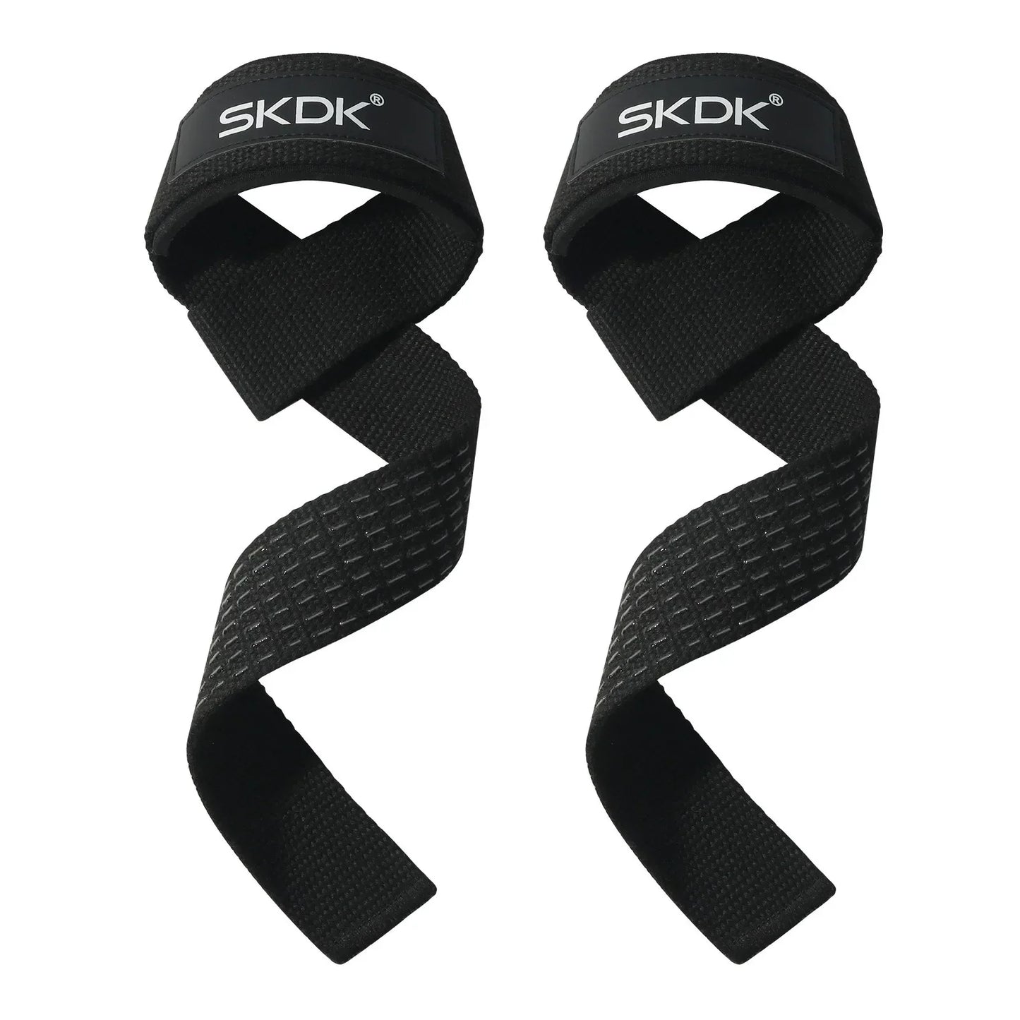 2Pcs Adjustable Weightlifting Wrist Straps Non-Slip Strength Training Fitness Lifting Support Gym Booster Bands Sports Grip