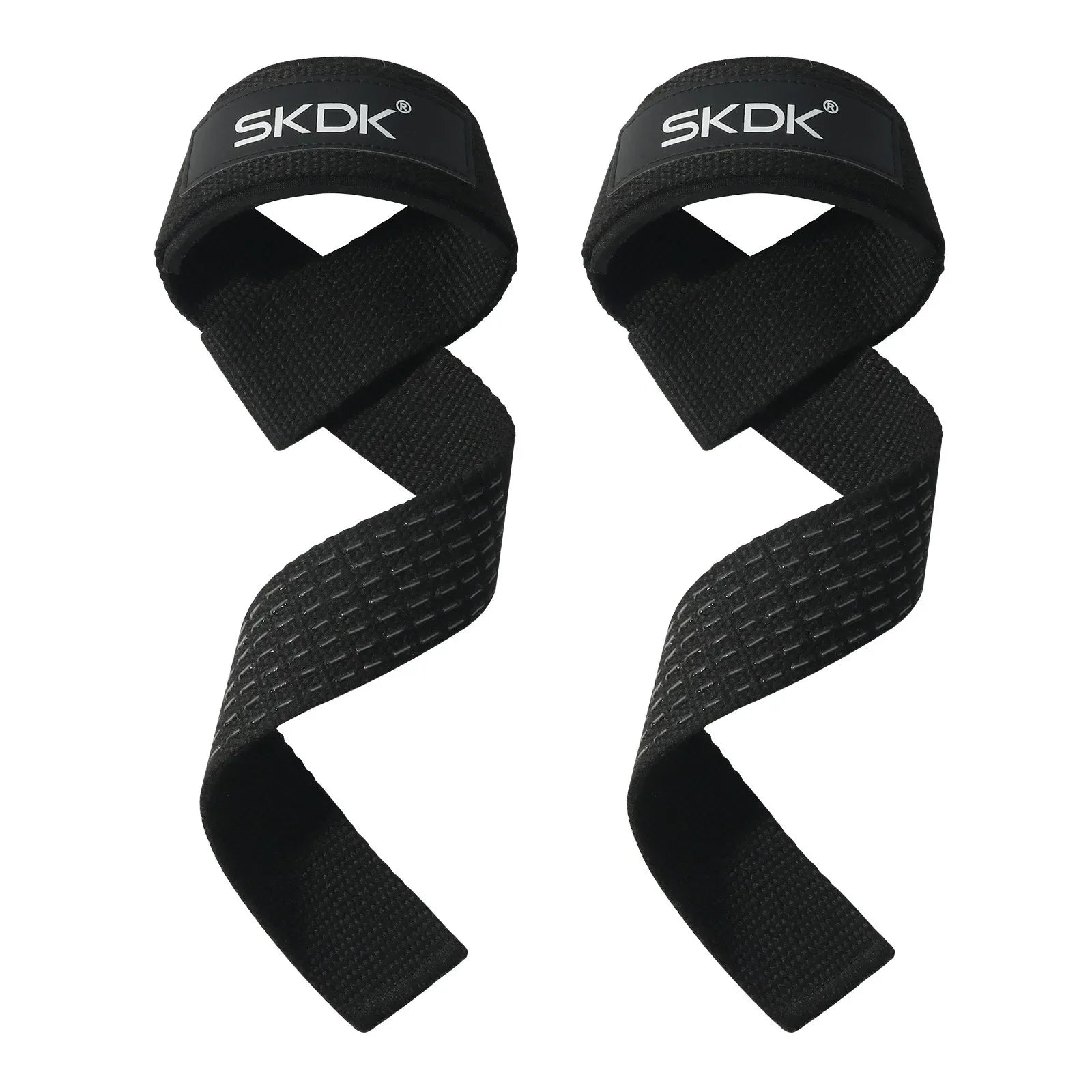 2Pcs Adjustable Weightlifting Wrist Straps Non-Slip Strength Training Fitness Lifting Support Gym Booster Bands Sports Grip
