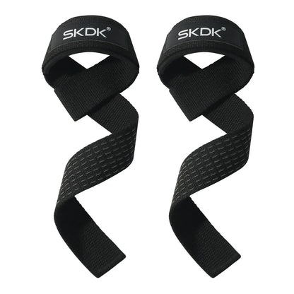 2Pcs Adjustable Weightlifting Wrist Straps Non-Slip Strength Training Fitness Lifting Support Gym Booster Bands Sports Grip