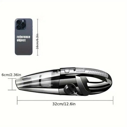 High-Power Wireless Handheld Vacuum Cleaner for Home & Car