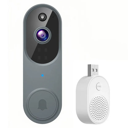 Smart WiFi Video Doorbell Camera with 1080P HD Image Resolution Wireless Security Camera for Door and Entrance Monitoring