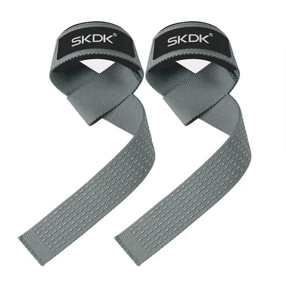 2Pcs Adjustable Weightlifting Wrist Straps Non-Slip Strength Training Fitness Lifting Support Gym Booster Bands Sports Grip