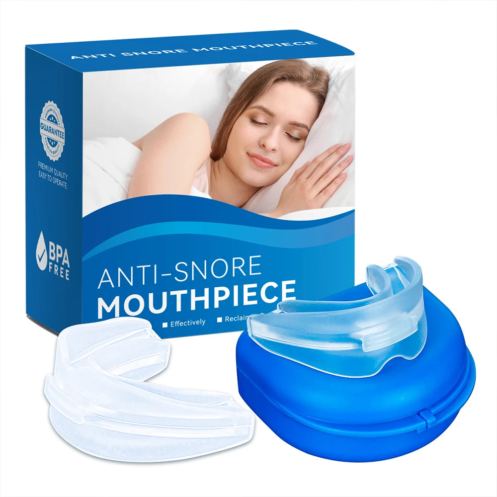 Adjustable Anti Snoring Bruxism Mouth Guard Anti-Snoring Mouthpiece Improve Sleep Teeth Bruxism Sleeping Devices Snoring Stopper