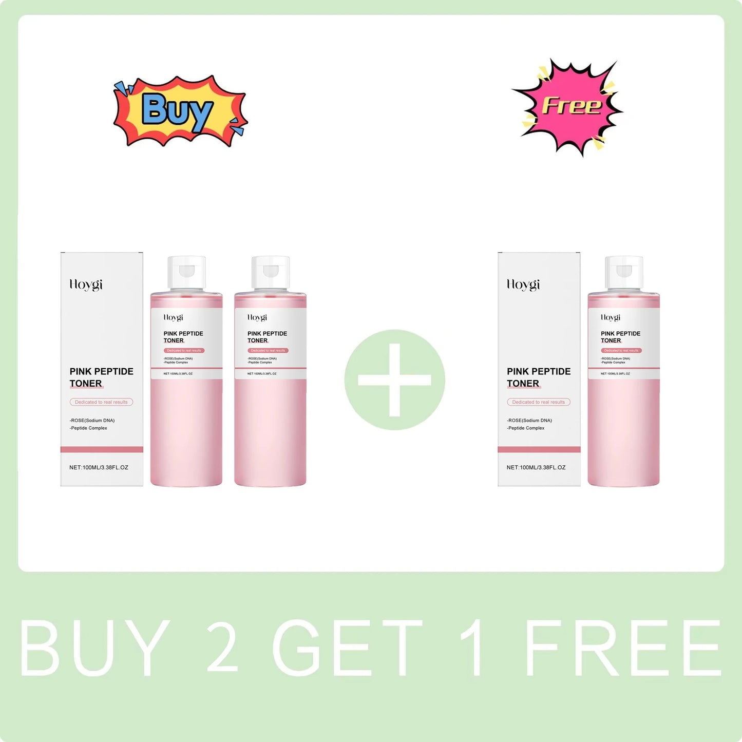 Rose Toner Brightening Skin Tone Reduce Redness Moisturizing Nourishing Pink Peptide Essence Improve Skin Barrier Smooth Serum