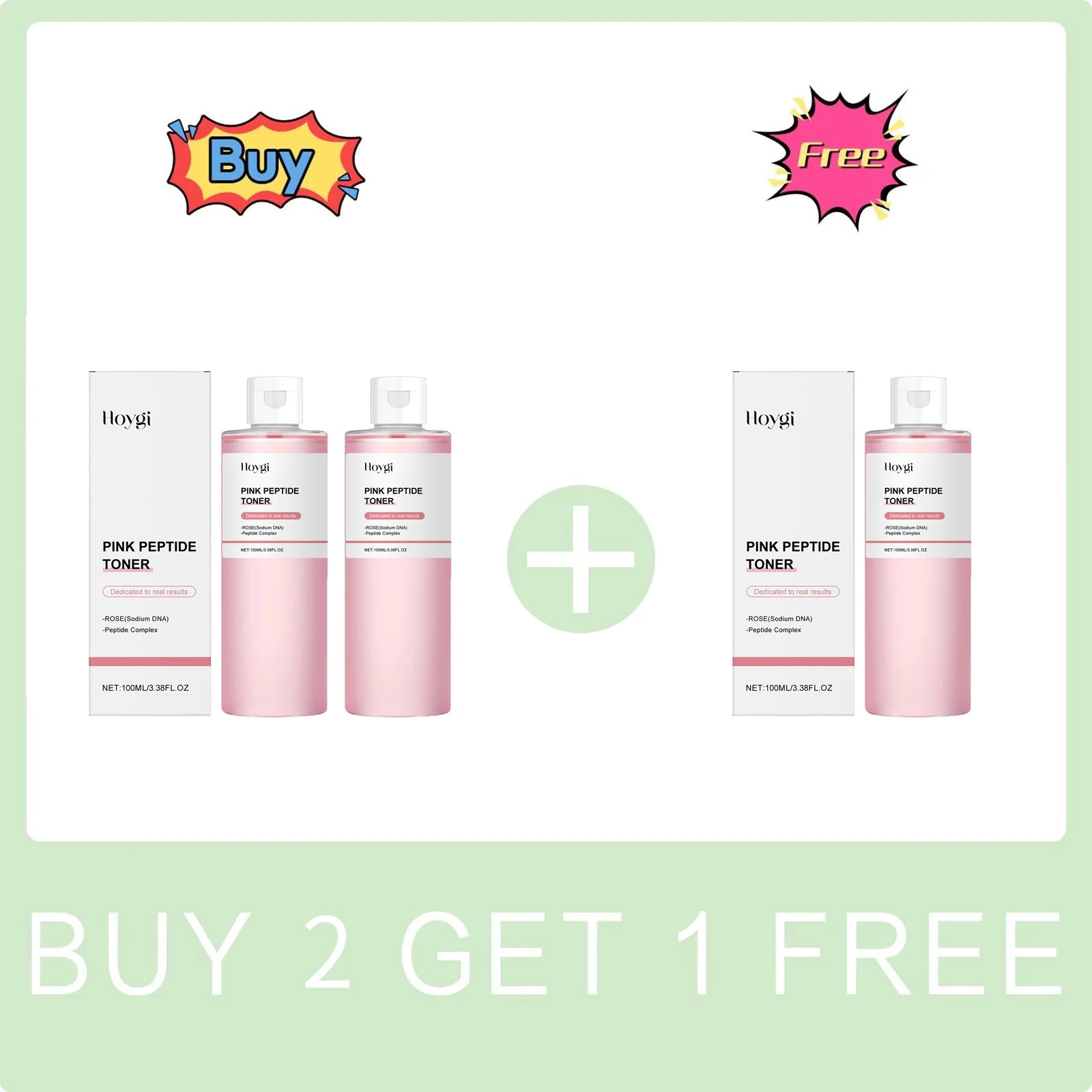 Rose Toner Brightening Skin Tone Reduce Redness Moisturizing Nourishing Pink Peptide Essence Improve Skin Barrier Smooth Serum