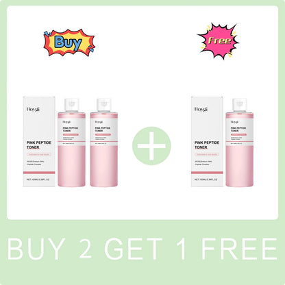 Rose Toner Brightening Skin Tone Reduce Redness Moisturizing Nourishing Pink Peptide Essence Improve Skin Barrier Smooth Serum