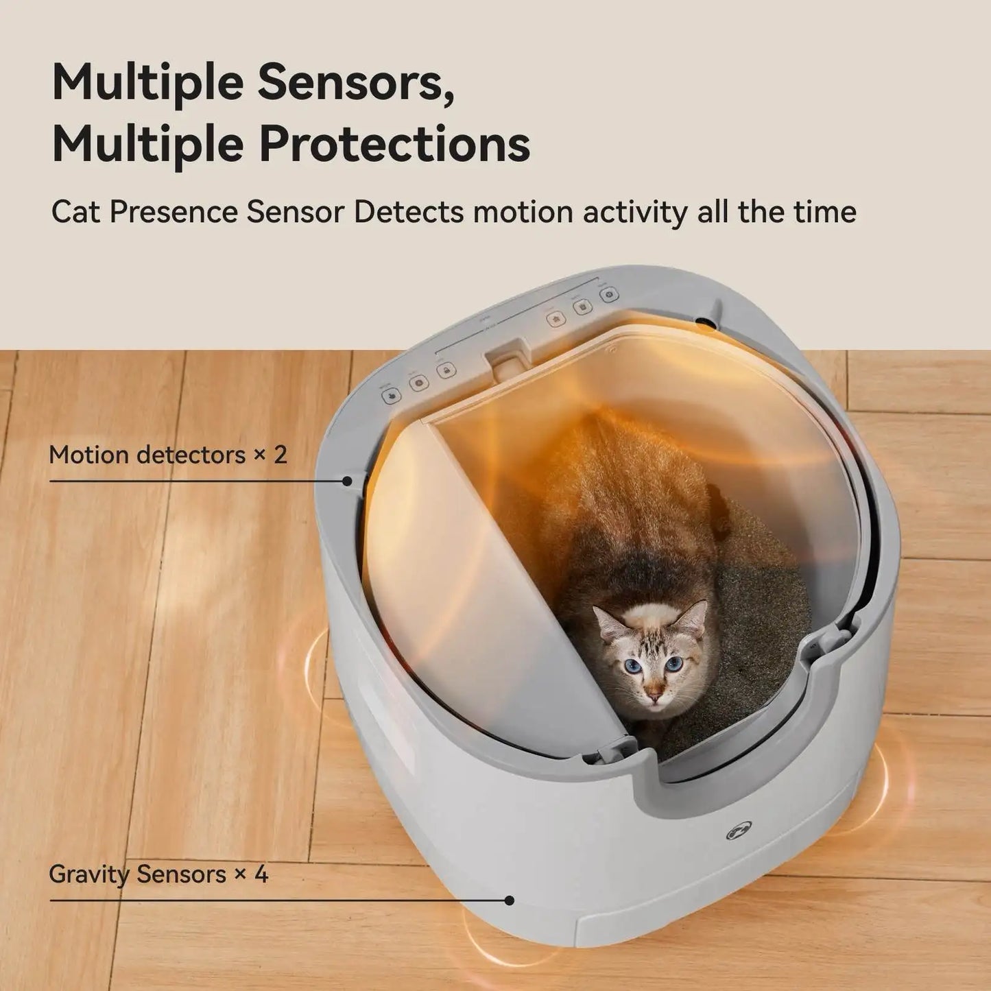 Furoomate - Automatic Smart Cat Litter Box, Self-Cleaning, 11L, High-Capacity Pet Toilet Tray