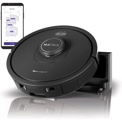 Upgraded version - RV2310 Matrix Robot Vacuum with Self-Cleaning Brushroll for Pet Hair, No Spots Missed on Carpets and Hard