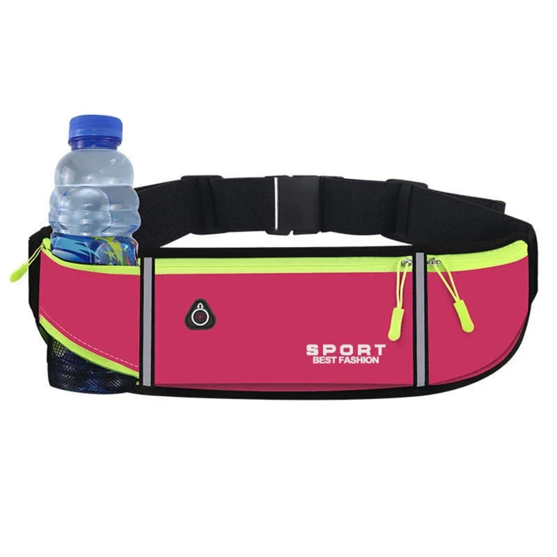 Sport Running Phone Case Waist Bag For Women Men Waterproof Comfortable Cycling Running Bag Safty Reflective Tape Sport Belt