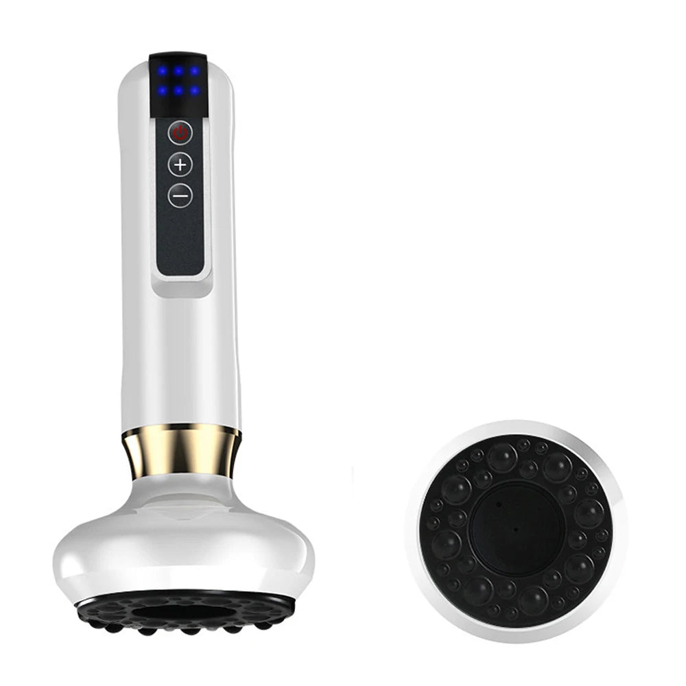 6/12 Levels Intelligent Cupping Massager Electric Negative Pressure Cupping Machine Infrared Heating Wireless Scraping Apparatus