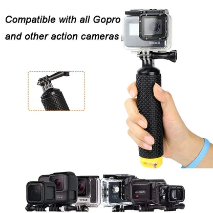 Ultimate Floating Hand Grip for Action Cameras