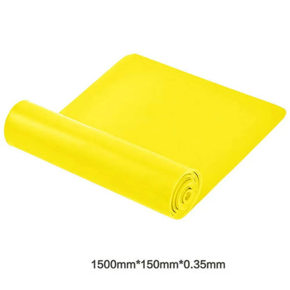 Portable Elastic Fitness ResistanceBand for Yoga Pilates Home Strength Training Stretch Band for Athletic Tension Exercises