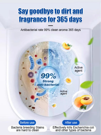 Powerful stain remover Deodorant toilet cleaner Effervescent tablet Toilet cleaner Sewage dirt deodorant Toilet toilet deodorant